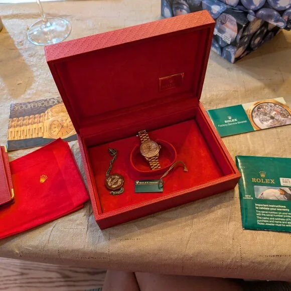 Rolex 8570 Geneve 750 swiss made 18k - Picture 5 of 9